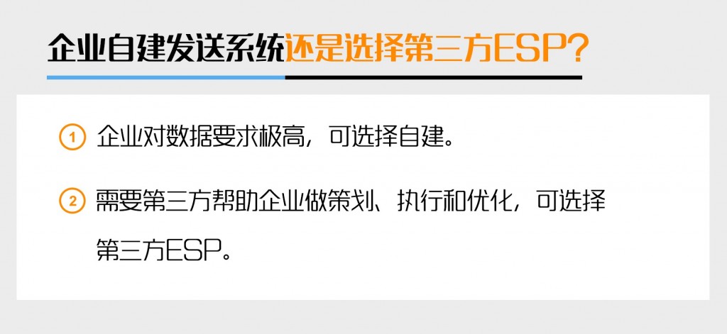 企业应该自建邮件发送系统还是选择第三方以及如何选择第三方