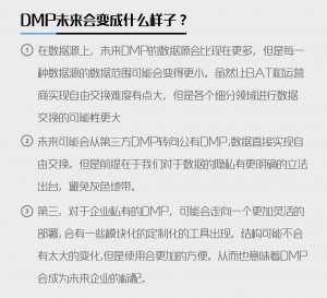 DMP的发展前景及对高层领导的要求